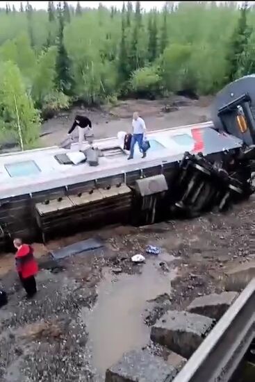 Russia Passenger Train Derailment
