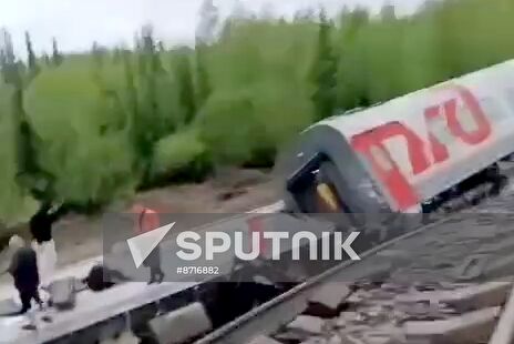 Russia Passenger Train Derailment