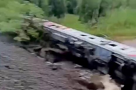 Russia Passenger Train Derailment