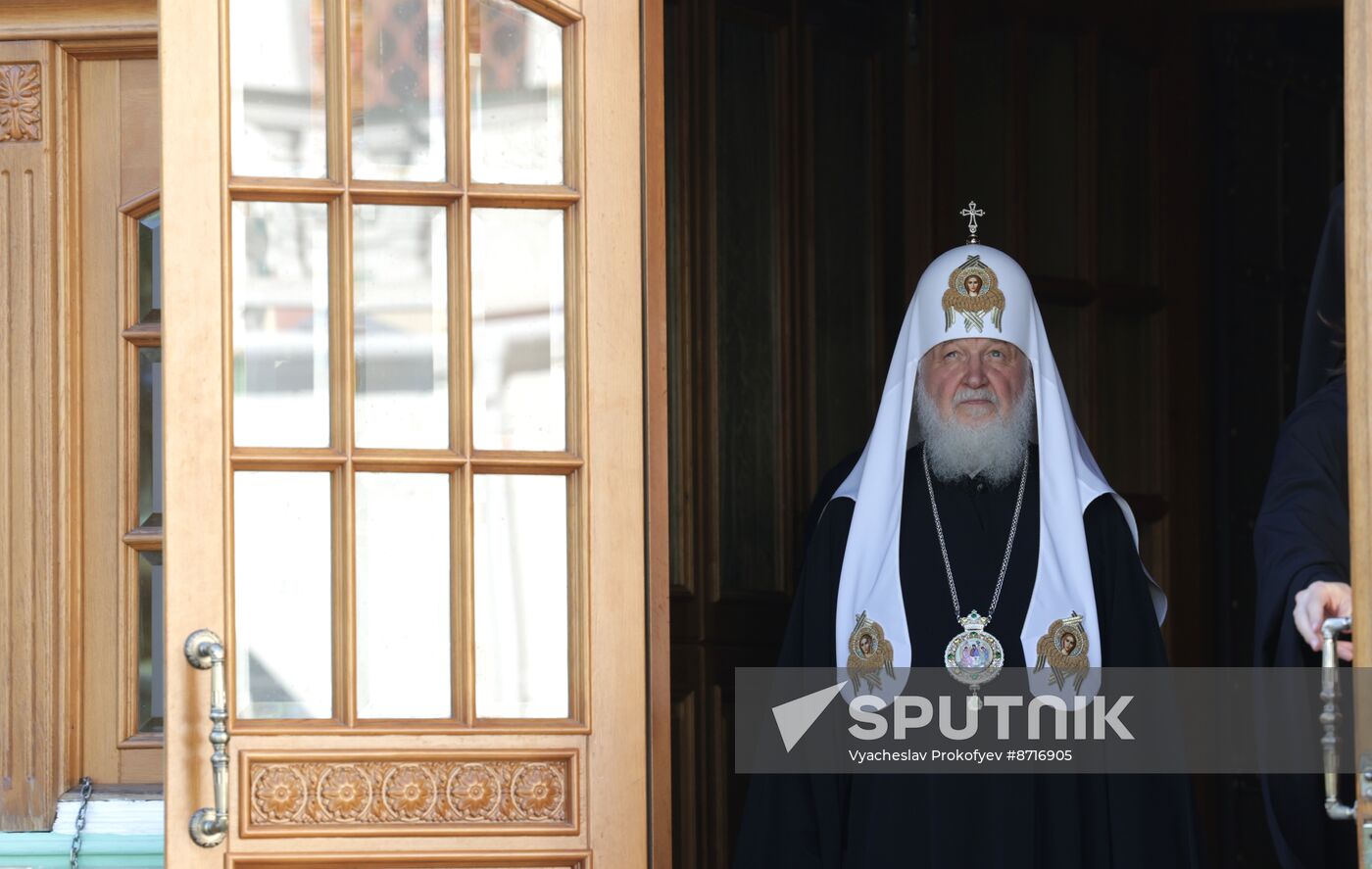 Russia Putin Trinity Sergius Lavra