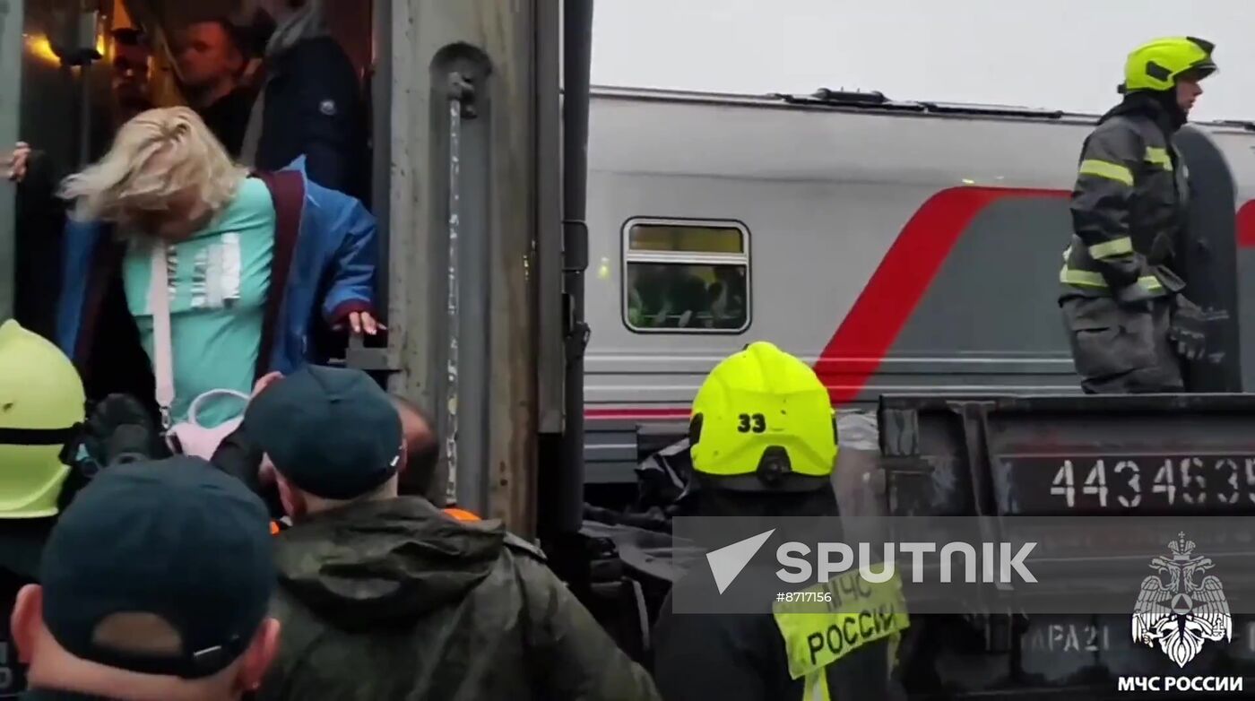 Russia Passenger Train Derailment