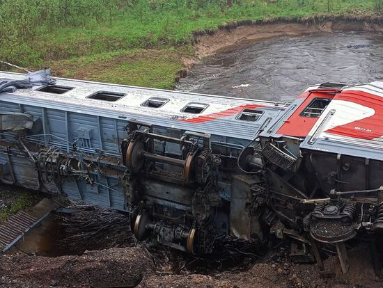 Russia Passenger Train Derailment