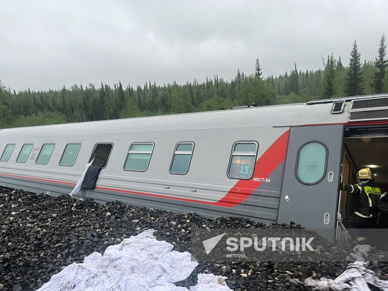 Russia Passenger Train Derailment