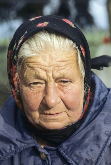Postwoman Dorina Rogaleva