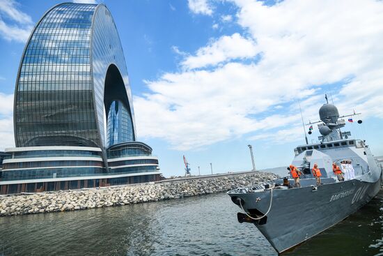 Azerbaijan Russia Navy Volgodonsk Corvette