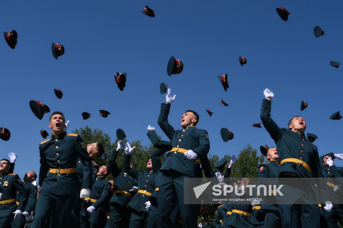 Russia National Guard Cadets Graduation