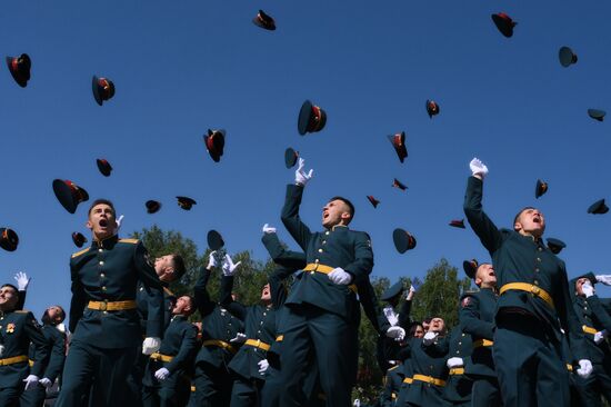 Russia National Guard Cadets Graduation