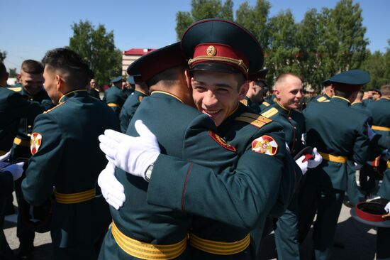 Russia National Guard Cadets Graduation