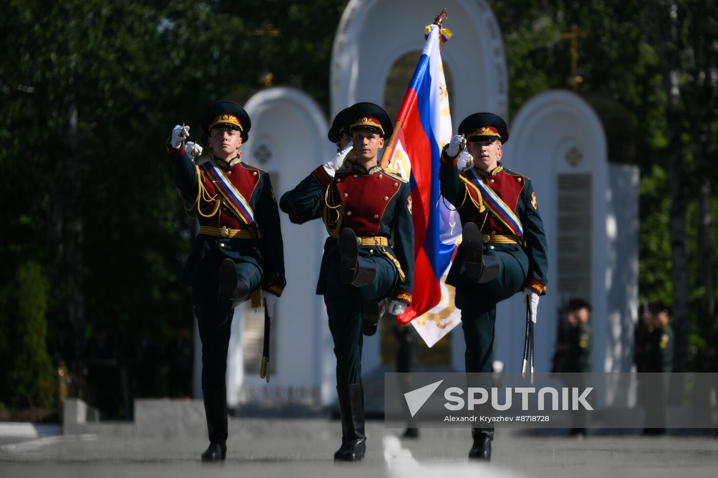 Russia National Guard Cadets Graduation