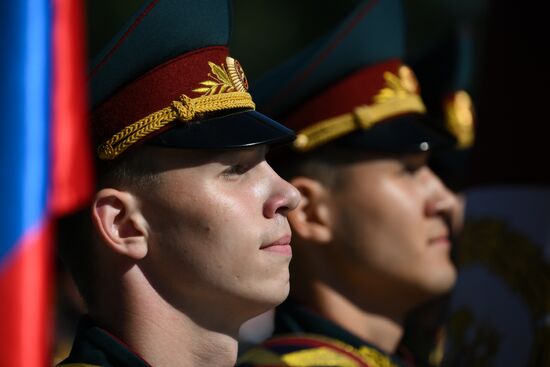 Russia National Guard Cadets Graduation