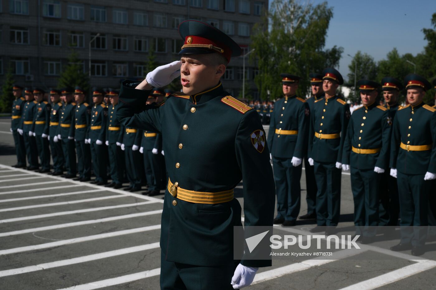 Russia National Guard Cadets Graduation