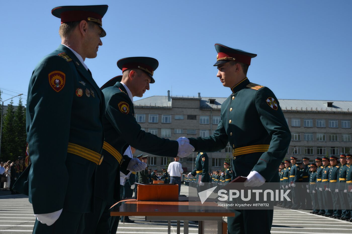 Russia National Guard Cadets Graduation