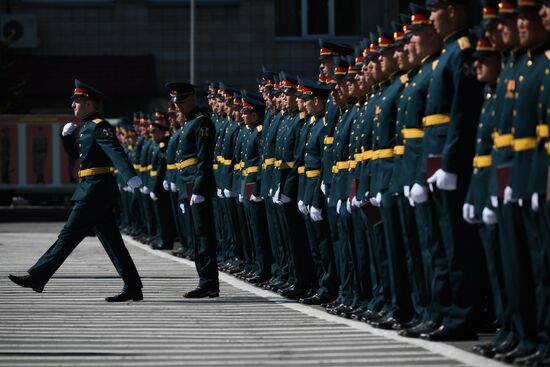 Russia National Guard Cadets Graduation