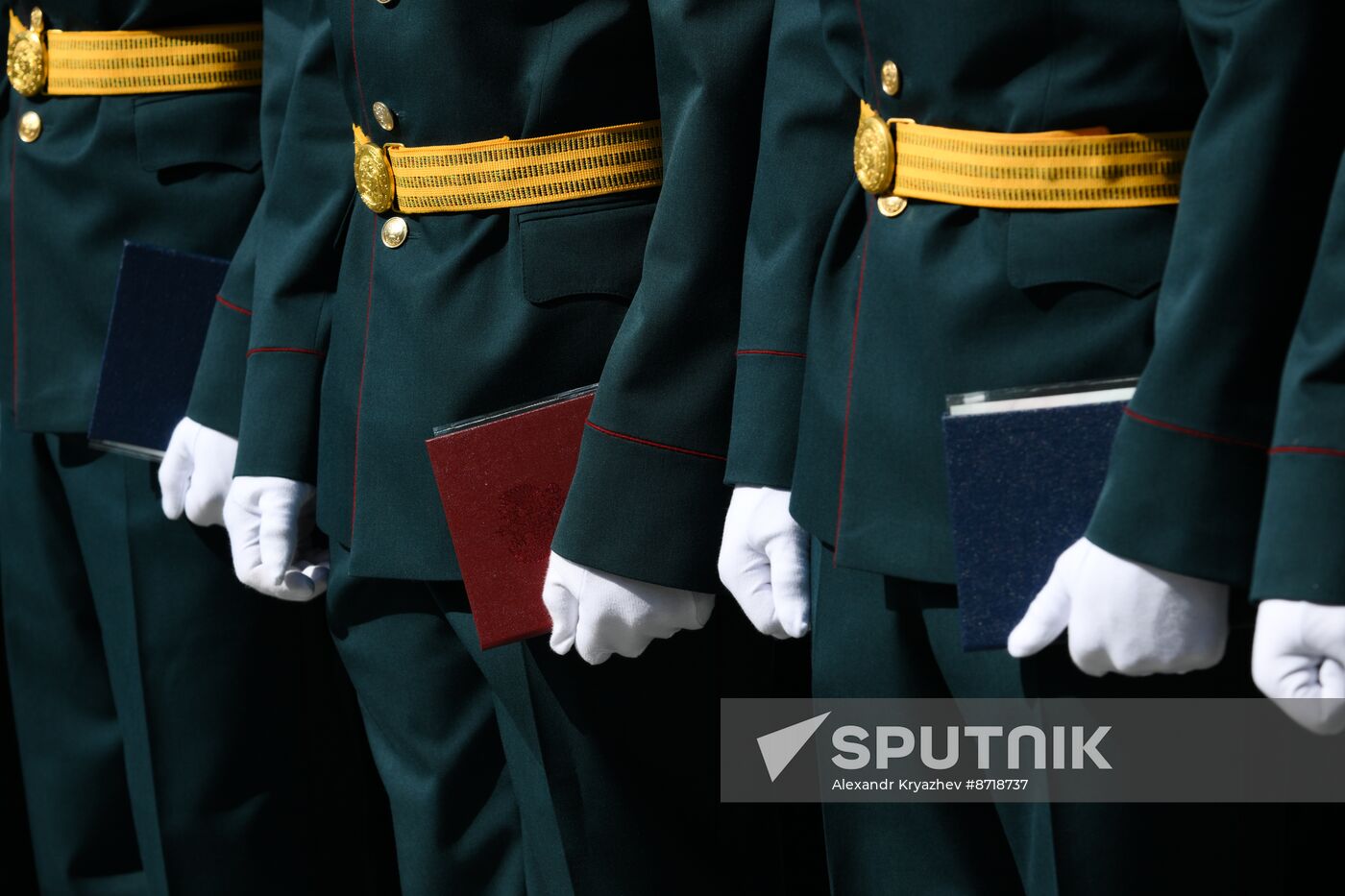 Russia National Guard Cadets Graduation