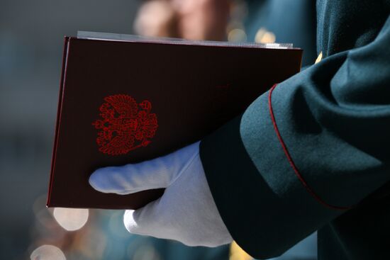 Russia National Guard Cadets Graduation