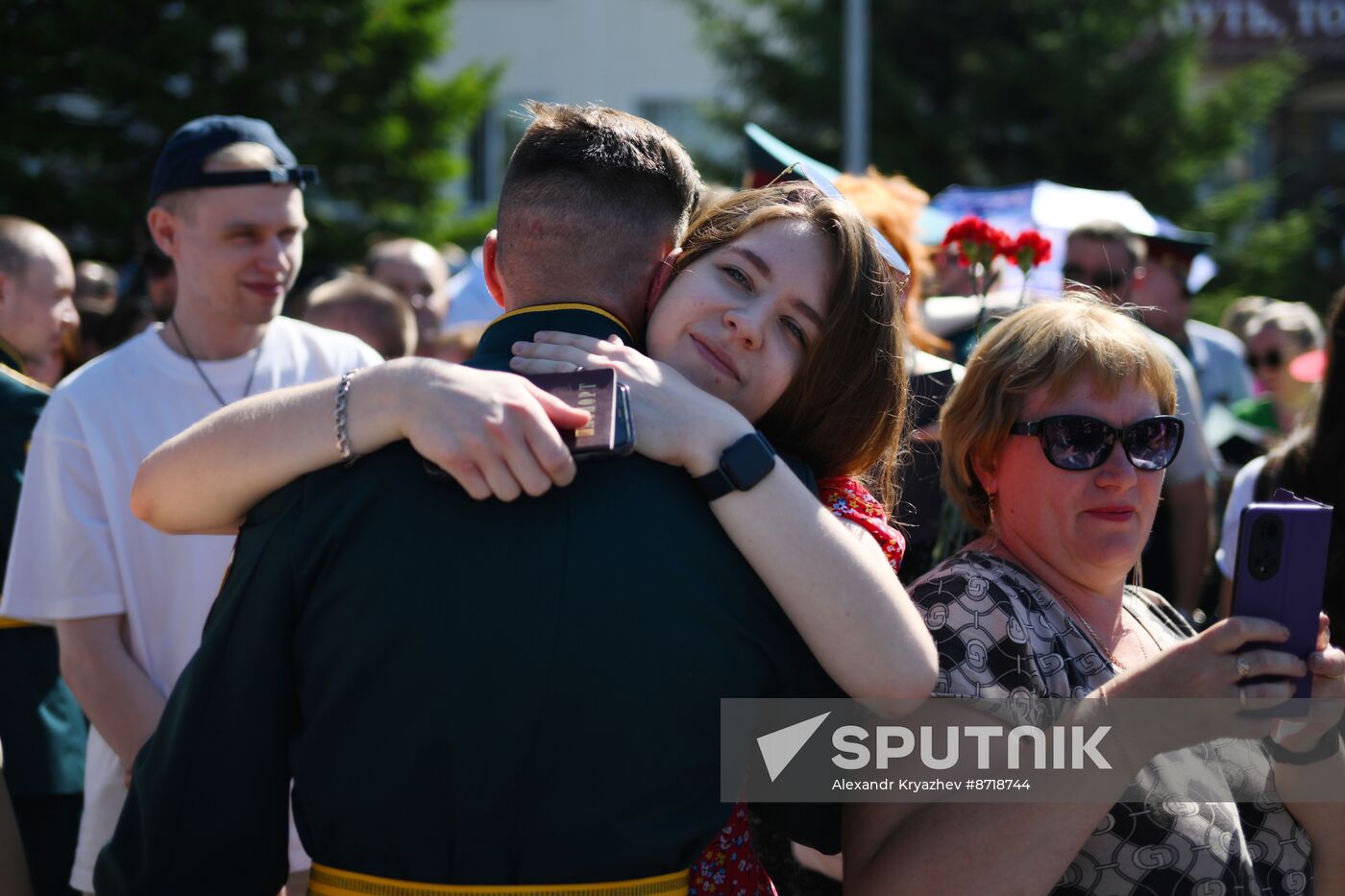 Russia National Guard Cadets Graduation