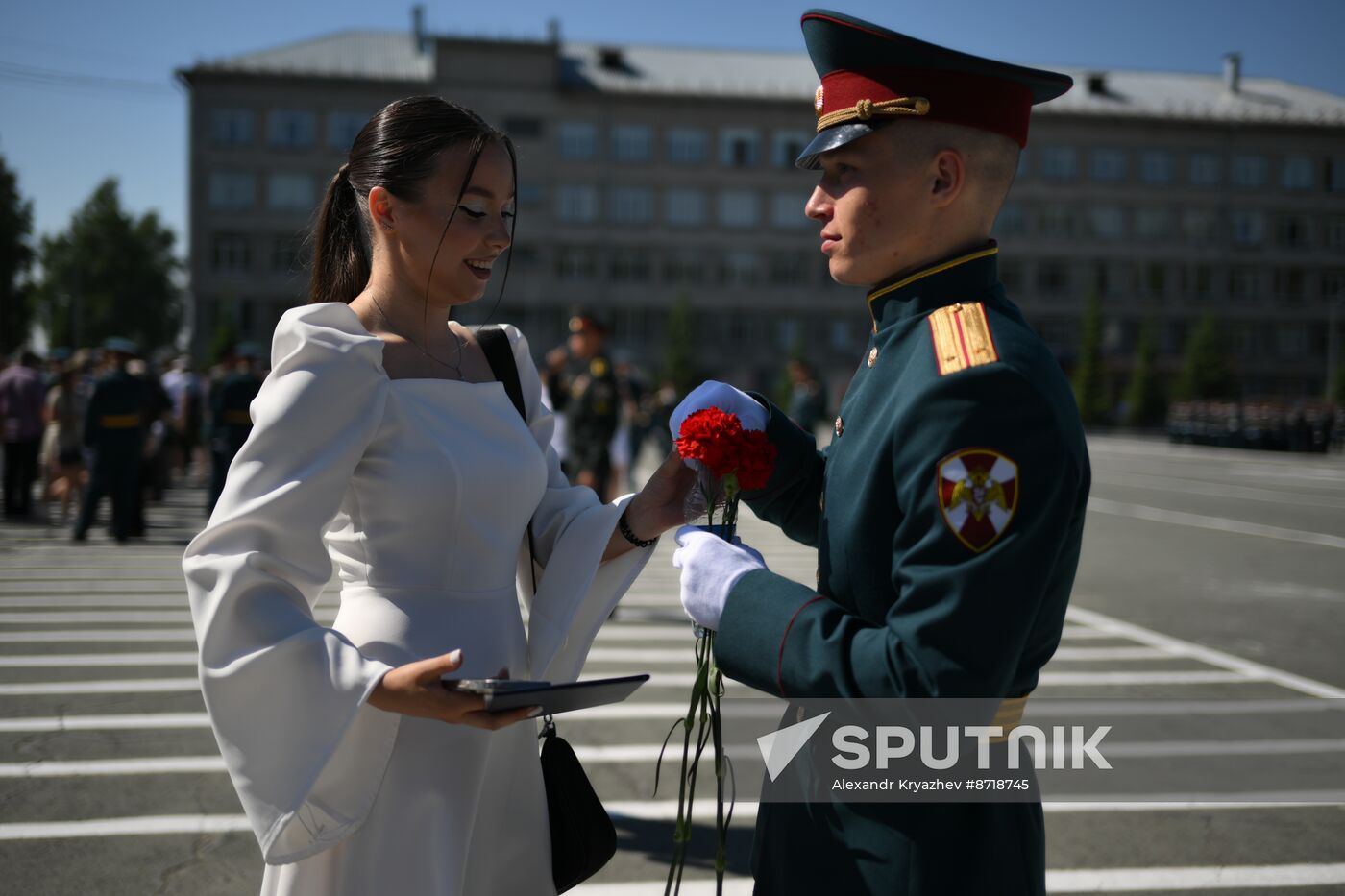 Russia National Guard Cadets Graduation