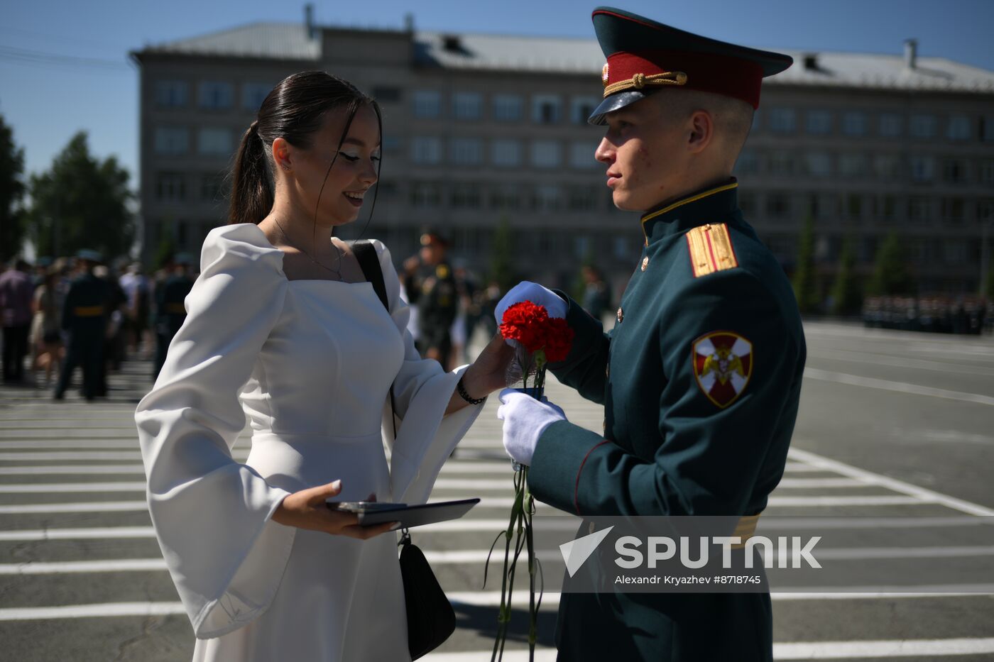 Russia National Guard Cadets Graduation