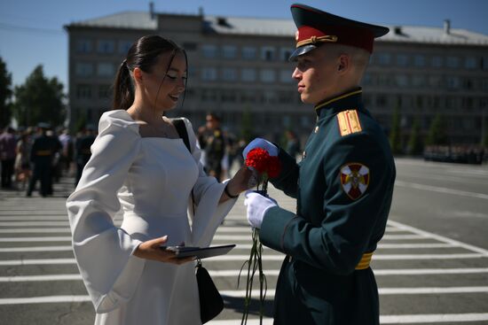 Russia National Guard Cadets Graduation