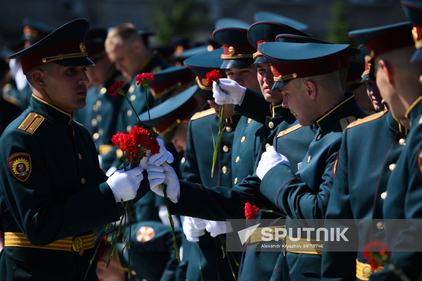 Russia National Guard Cadets Graduation