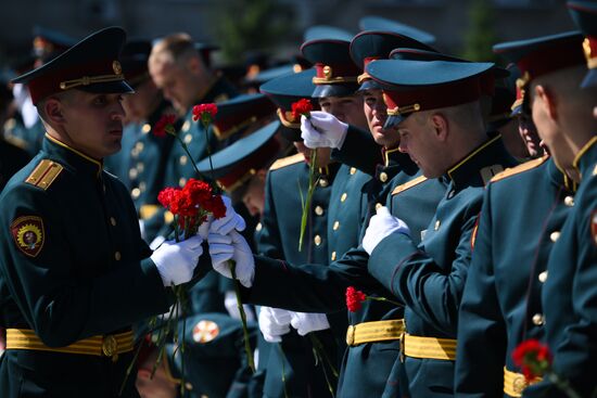 Russia National Guard Cadets Graduation