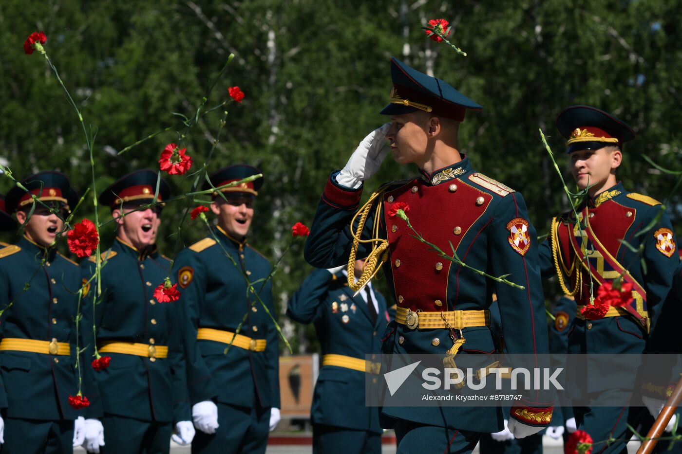 Russia National Guard Cadets Graduation