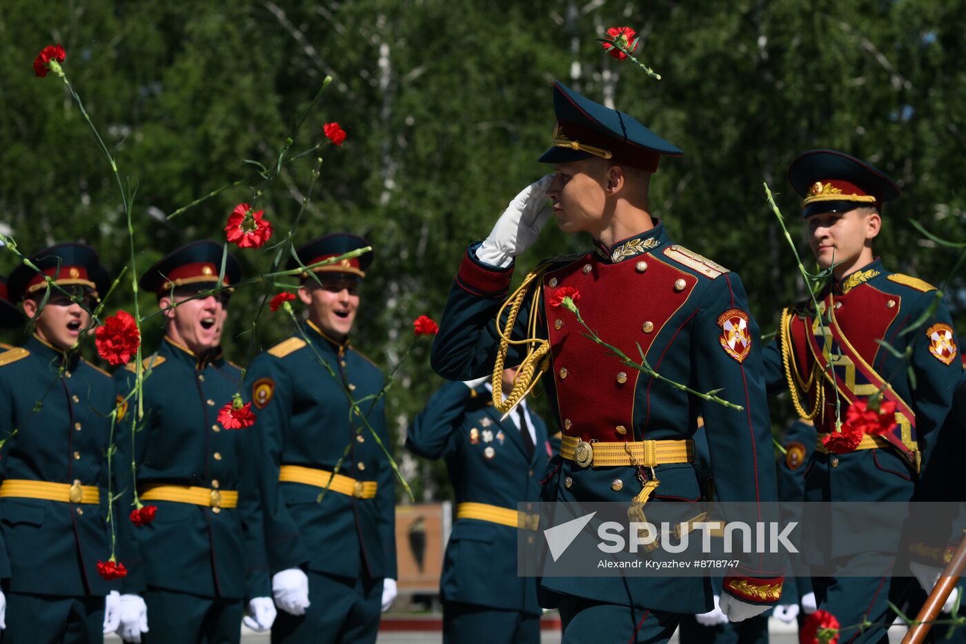 Russia National Guard Cadets Graduation