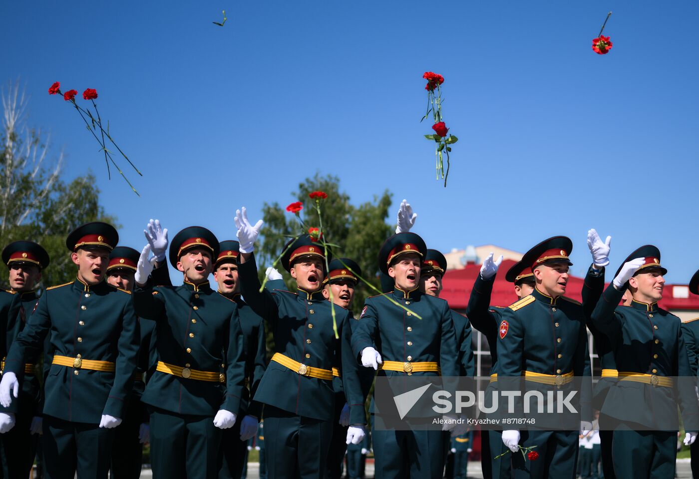 Russia National Guard Cadets Graduation