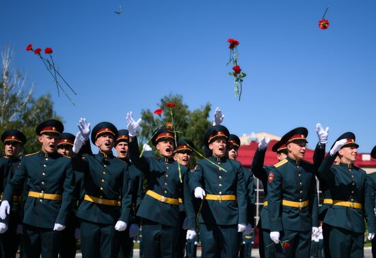 Russia National Guard Cadets Graduation