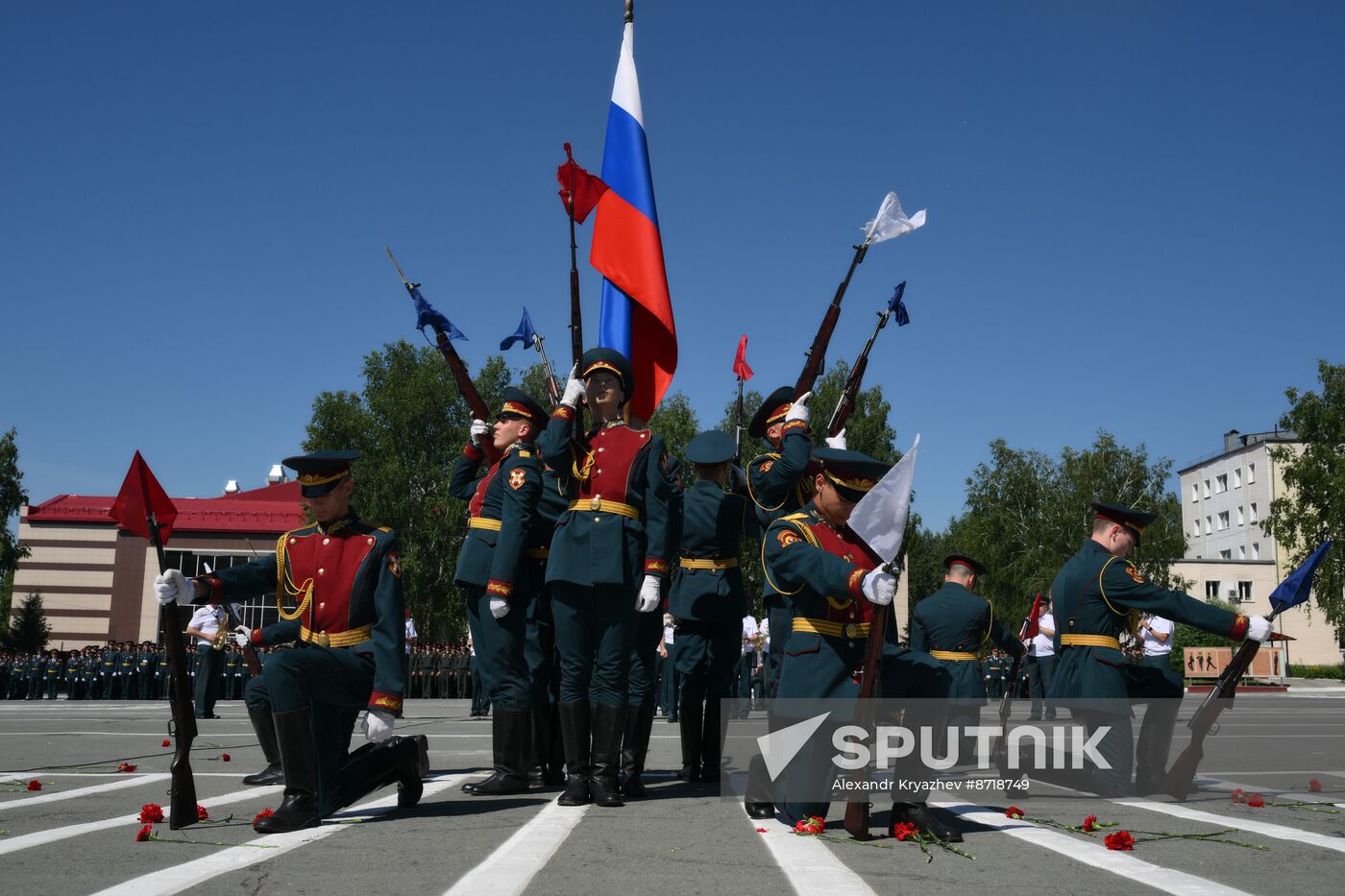 Russia National Guard Cadets Graduation