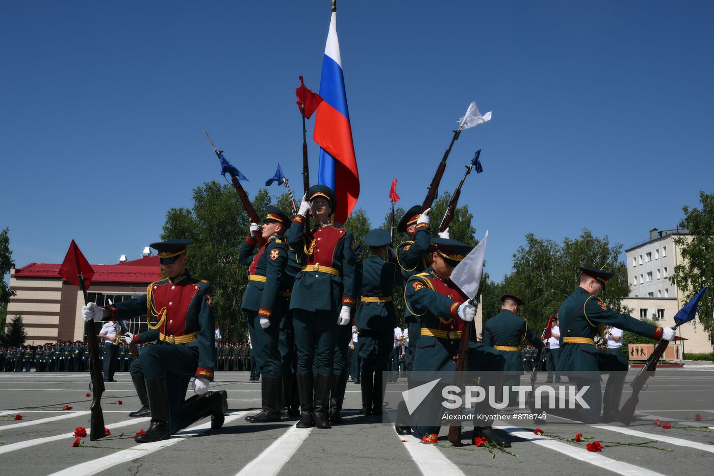 Russia National Guard Cadets Graduation