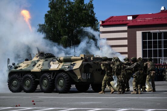 Russia National Guard Cadets Graduation