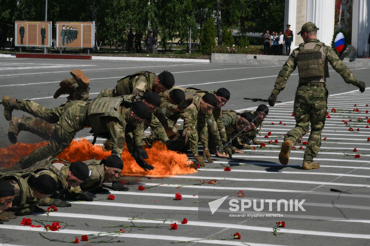Russia National Guard Cadets Graduation