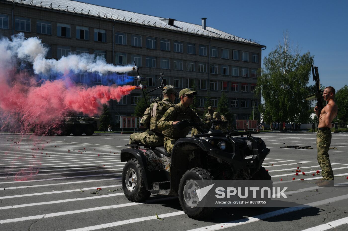 Russia National Guard Cadets Graduation