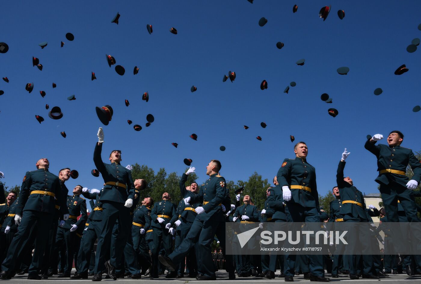Russia National Guard Cadets Graduation