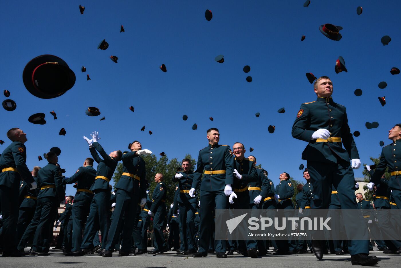 Russia National Guard Cadets Graduation