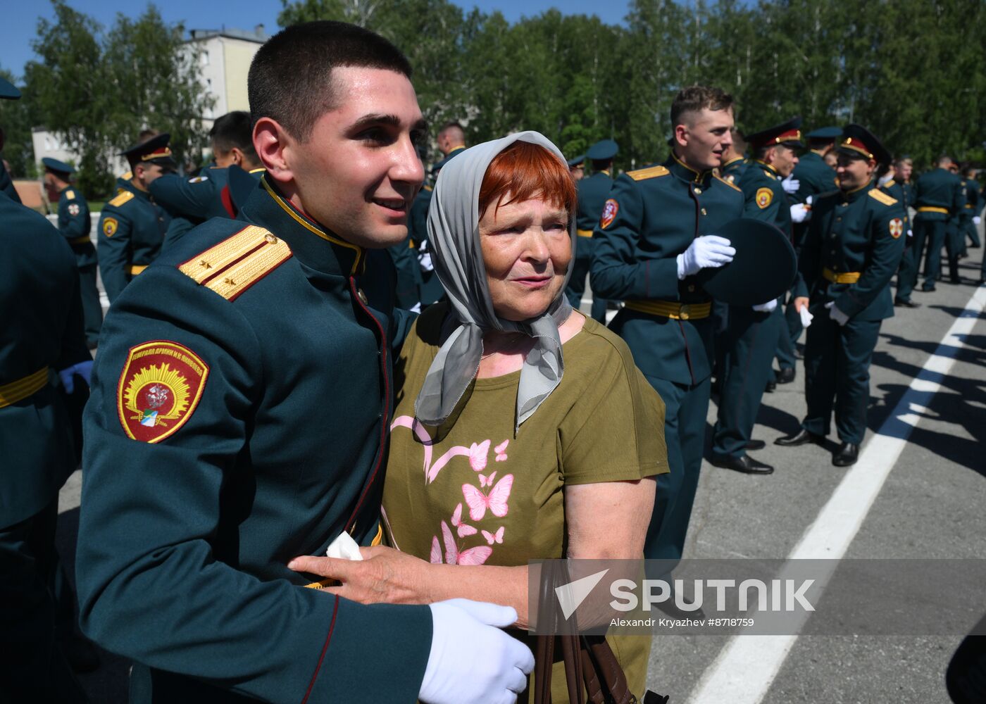 Russia National Guard Cadets Graduation