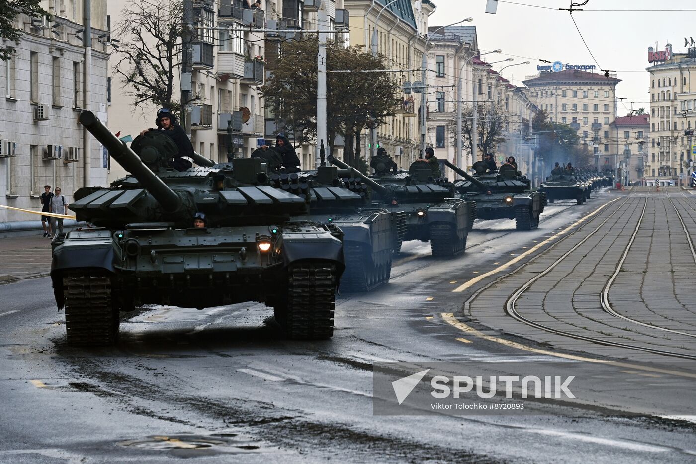 Belarus Independence Day Parade Rehearsal