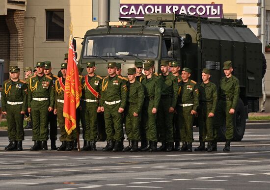 Belarus Independence Day Parade Rehearsal