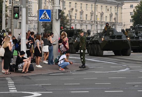 Belarus Independence Day Parade Rehearsal