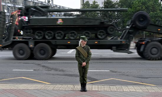 Belarus Independence Day Parade Rehearsal