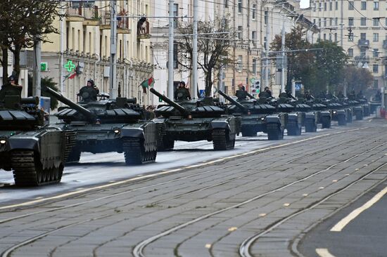 Belarus Independence Day Parade Rehearsal