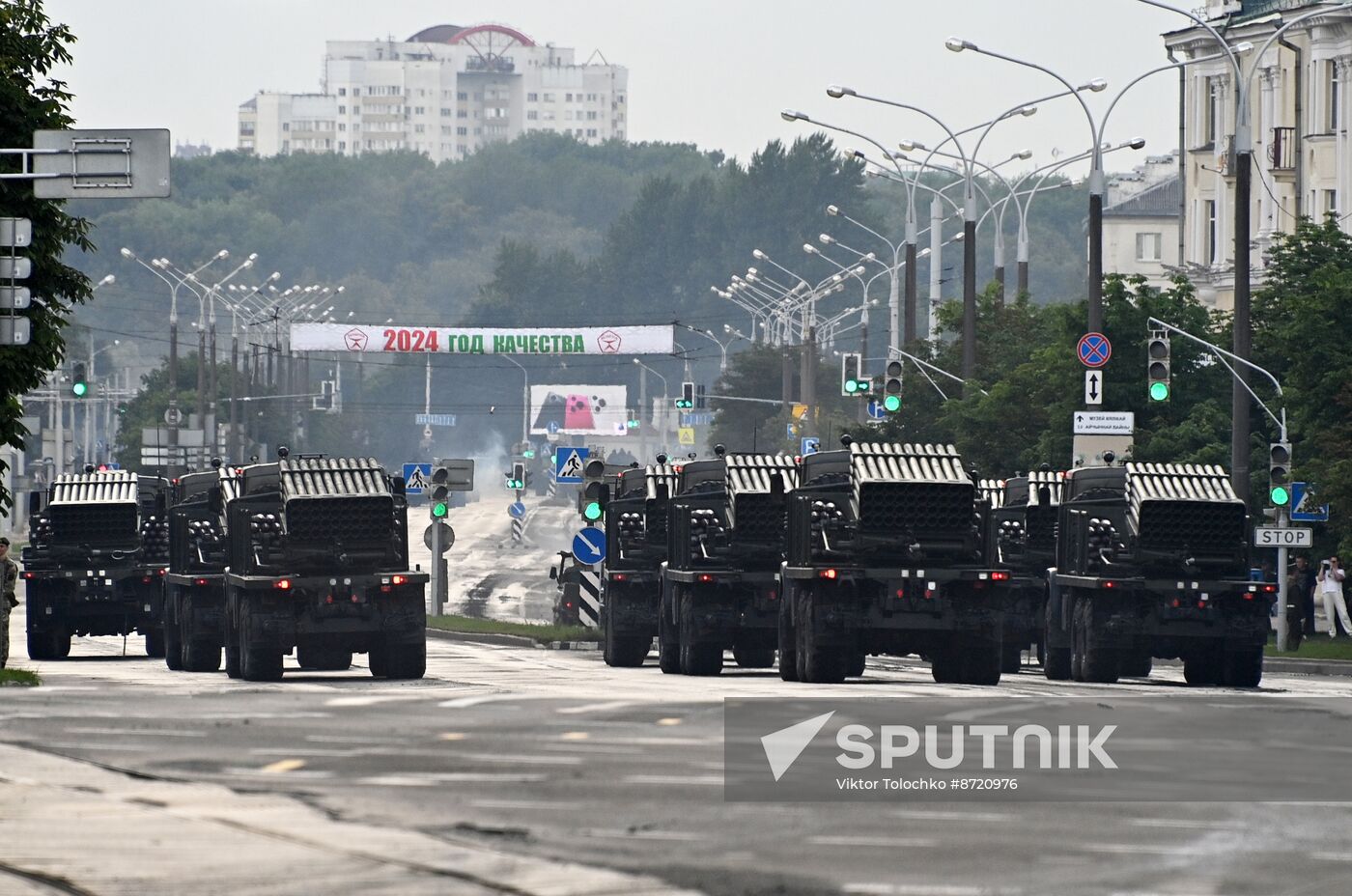 Belarus Independence Day Parade Rehearsal