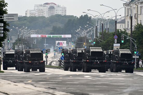 Belarus Independence Day Parade Rehearsal