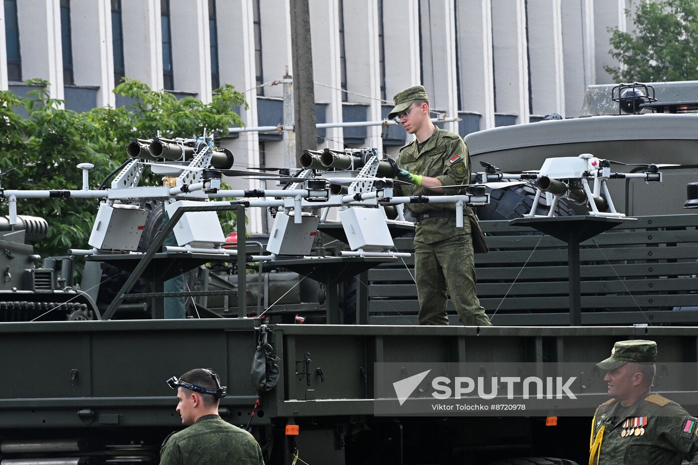 Belarus Independence Day Parade Rehearsal