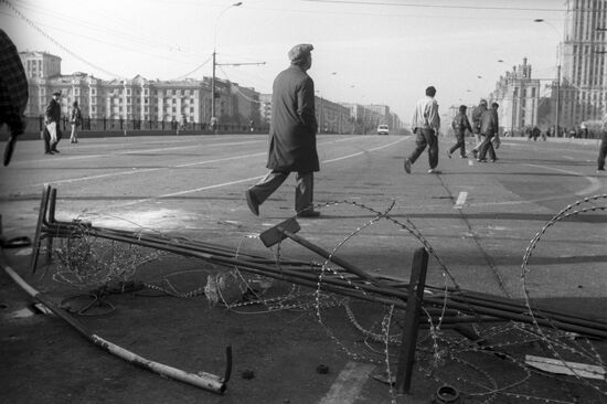 September 21 - October 5, 1993 developments in Moscow