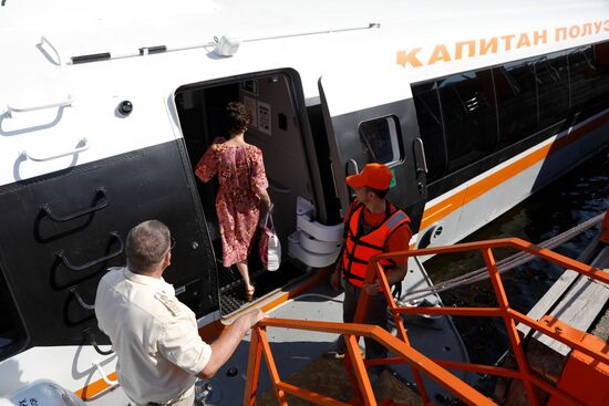 Russia River Transport
