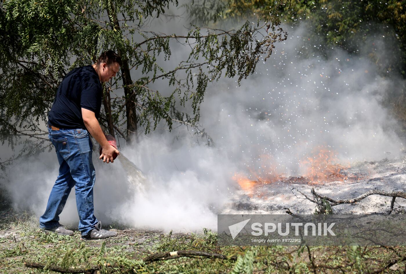 Russia Ukraine Military Operation Shelling