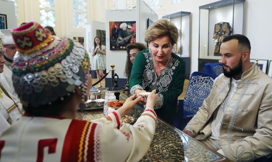 Russia Expo. Handover Ceremony of the All-Russian Family Hearth "Heart of Russia"