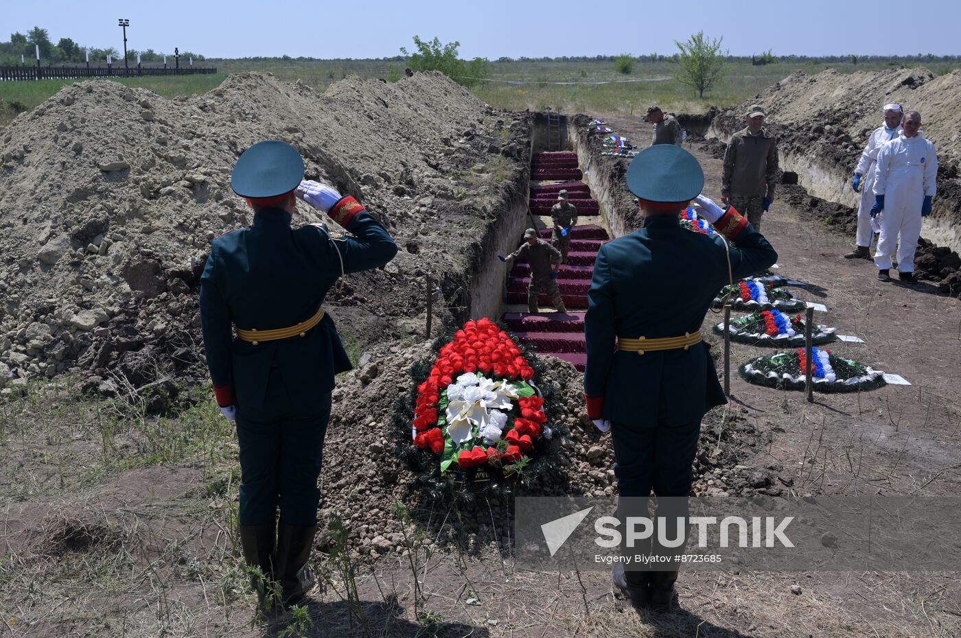 Russia Ukraine Military Operation Servicemen Funeral